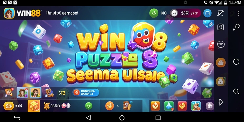 Tampilan gameplay WIN88 yang menantang dan penuh warna.